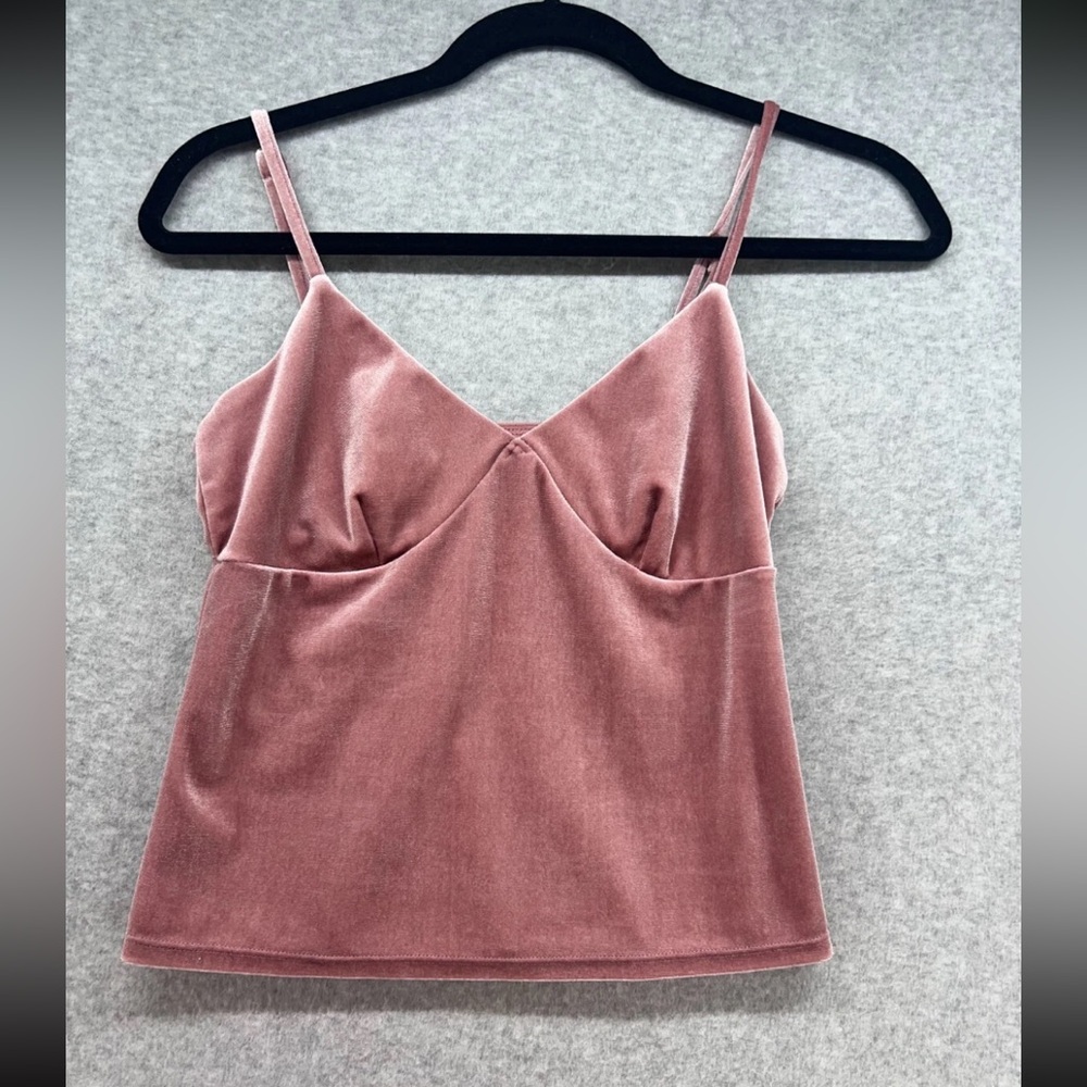Wild Fable Dusty Rose Velvet Camisole